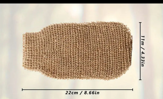 Sisal Scrub glove