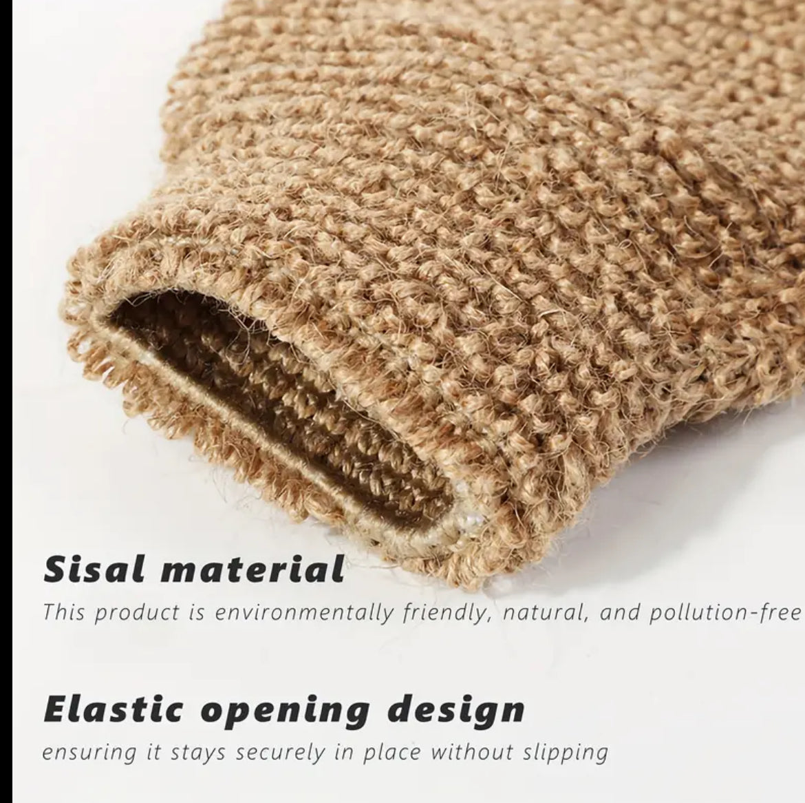 Sisal Scrub glove
