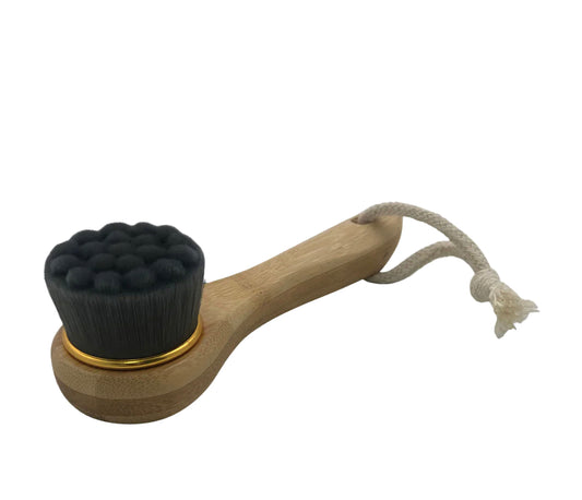 Charcoal infused bamboo face brush