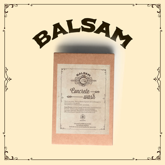 Balsam scalp Concrete wash