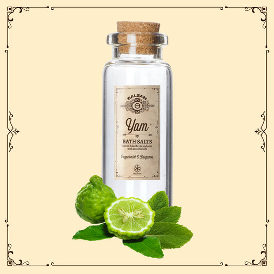 YAM bath salts Peppermint & Bergamot